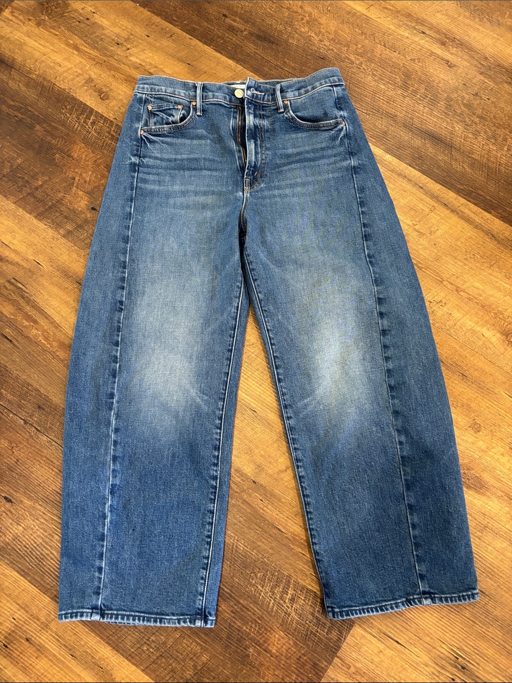Lil full-pipe flood Denim Jeans color “it’s a small world”